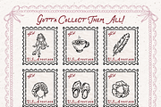 Slumber Party Clipart, Sleepover, an Object Illustration by The October Creative (Thumbnail 6 of 6)