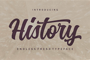 History Font Trio