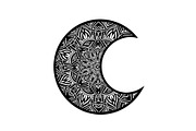 Mandala Crescent Moon Bundle, an Illustration by Designs_River (Thumbnail 28 of 31)