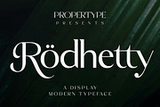 Rodhetty, a Sans Serif Font by Propertype (Thumbnail 1 of 16)