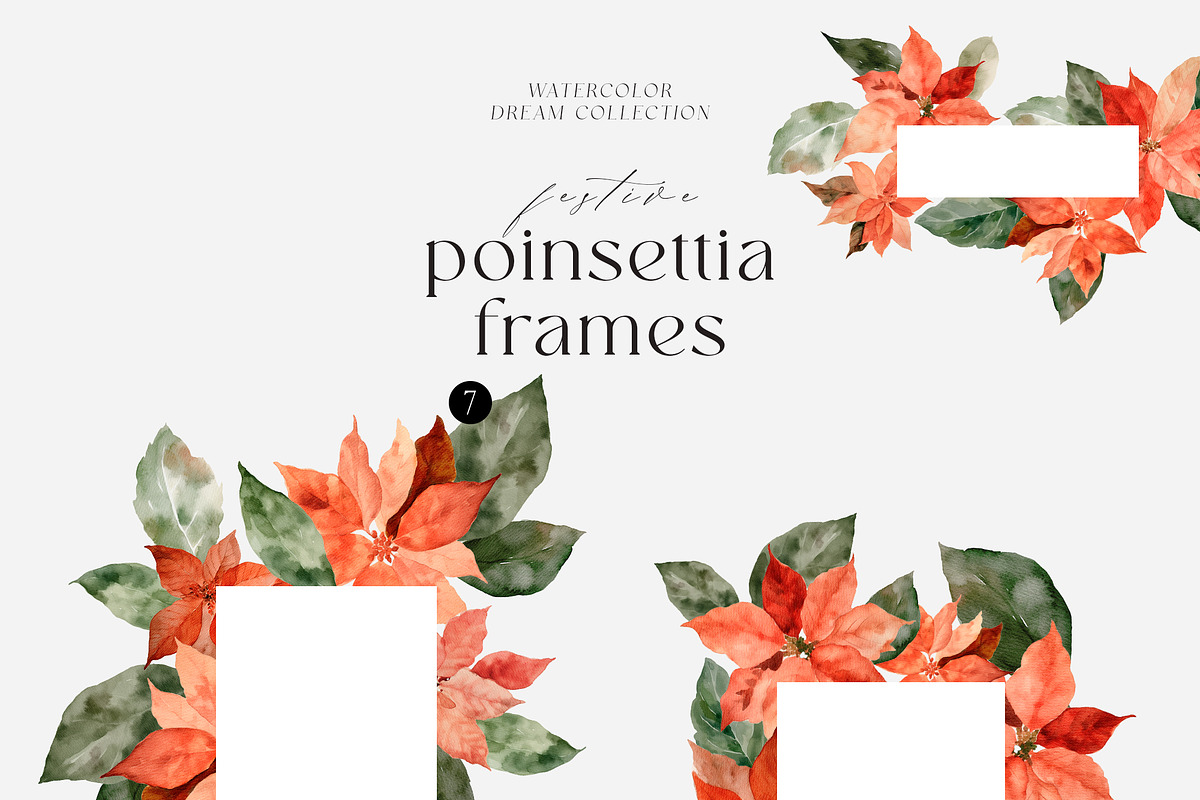 FLORAL WINTER BOX Watercolor Bundle, a Seasonal Illustration by Muse Artist (Photo 34 of 95)