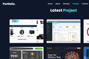 Modern Portfolio Website, a Landing Page Template by StevenIMANZI (Thumbnail 6 of 6)