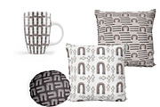 Watercolor Black Rainbows Patterns, a Pattern Graphic by MayaNavits (Thumbnail 8 of 11)