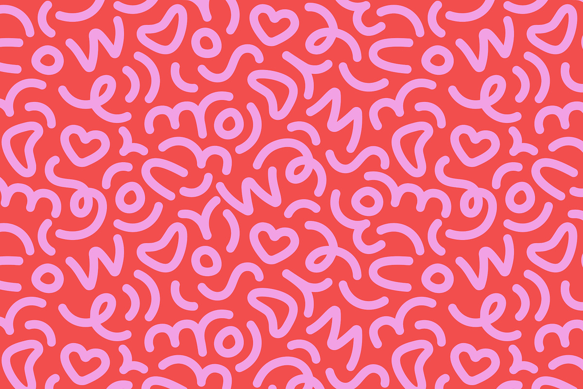 Colorful doodle seamless patterns, a Pattern Graphic by Good Studio (Photo 4 of 13)