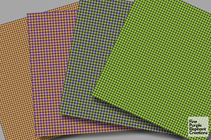 Spooky Halloween Plaid Texture