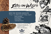 Into The Woods Linocuts, an Illustration by WhiteRiverStudio (Thumbnail 2 of 10)