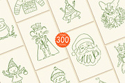 Whimsical Christmas Clipart Bundle, a Seasonal Illustration by Ayya Studio (Thumbnail 20 of 21)
