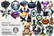 Dark Halloween Sublimation Clipart, an Illustration by Dream Creation (Thumbnail 1 of 6)