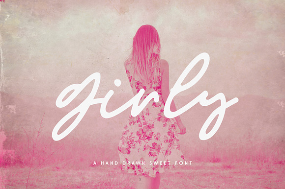Girly Feminine Script Font preview 8