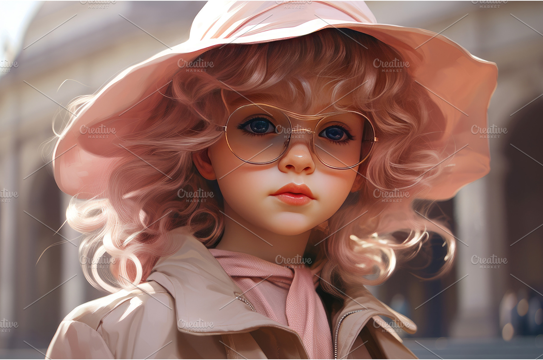 Cute Little fashionable girl, a Person Photo by Ylivdesign