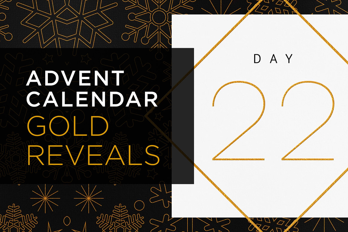 Advent Gold Reveals Video Pack, a Background Graphic by Enchanted Studios (Photo 1 of 2)
