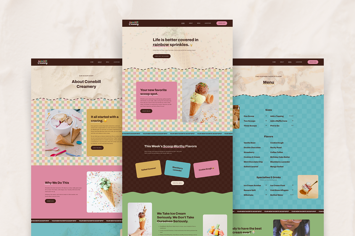 Colorful, Fun Squarespace Template, a Squarespace Template by Katie Harp Creative (Photo 4 of 10)