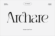 Archare, a Serif Font by Muksal Creative (Thumbnail 1 of 8)
