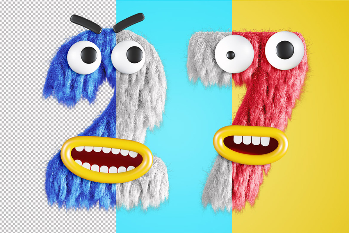 Friendly Monster SVG & PNG Fonts, a Sans Serif Font by TVartworks (Photo 7 of 18)