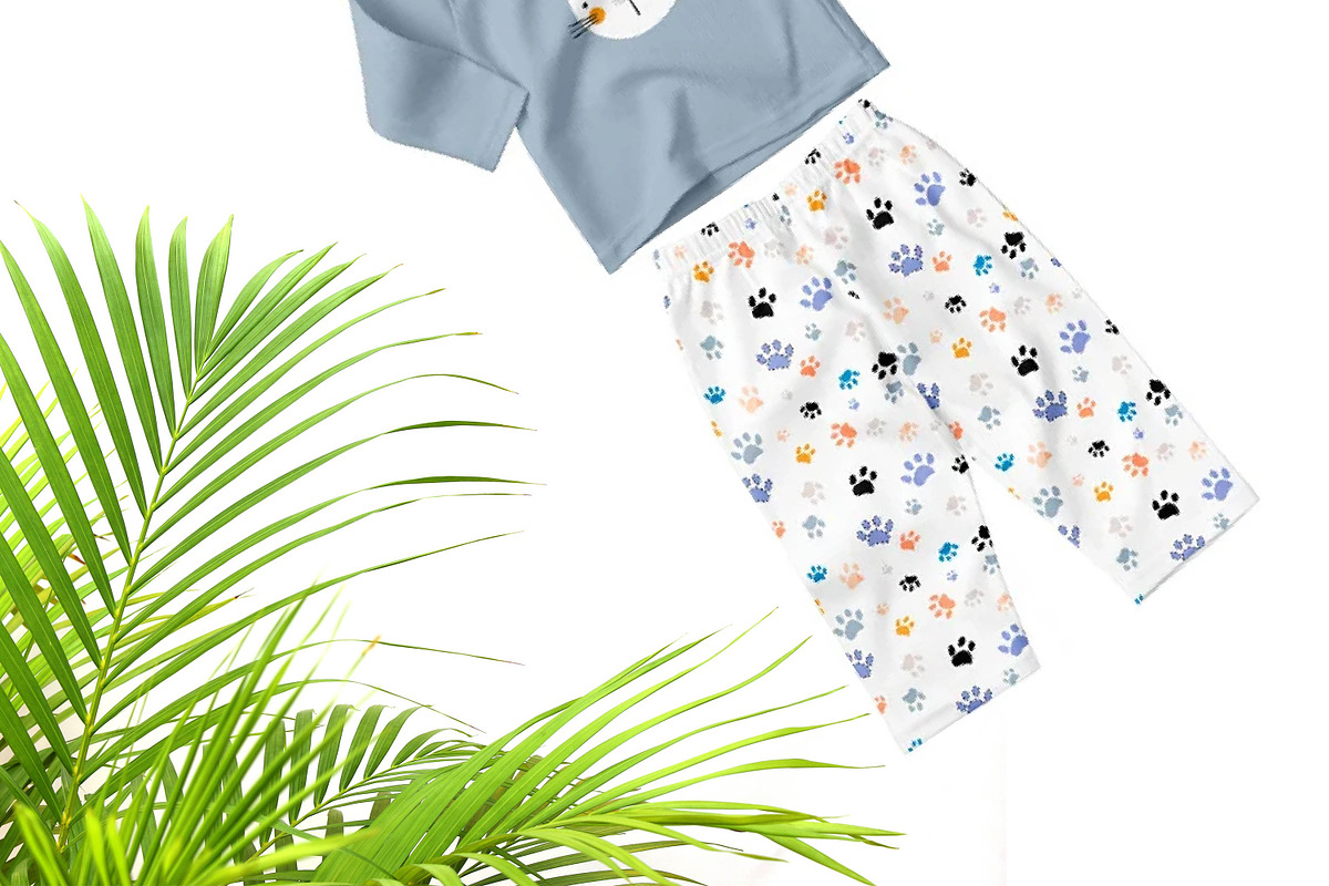 Dog paw seamless pattern, a Pattern Graphic by Digital Studio (Photo 4 of 6)