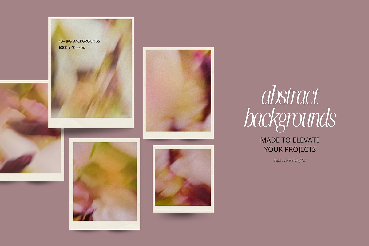 Blur Flower Abstract Backgrounds, a Background Graphic by eclosque (Photo 11 of 27)