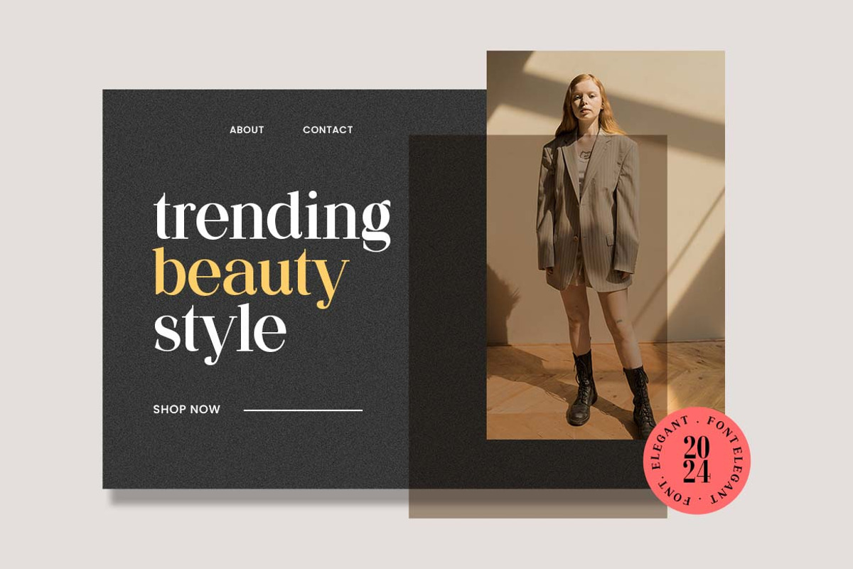 Meganfolk Elegant Serif Family, a Serif Font by UICreative (Photo 10 of 26)