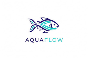 Aqua Flow Modern, a Branding & Logo Template by Logocreative