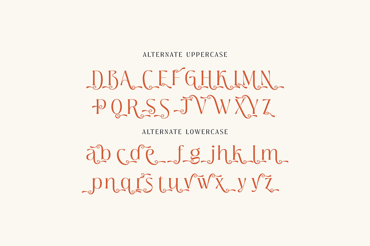 Rekyanda Luxury Serif, a Serif Font by Cruzine (Photo 5 of 7)