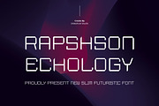 Raphson Ecology || Futuristic Displa, a Sans Serif Font by Idea Studio (Thumbnail 1 of 5)