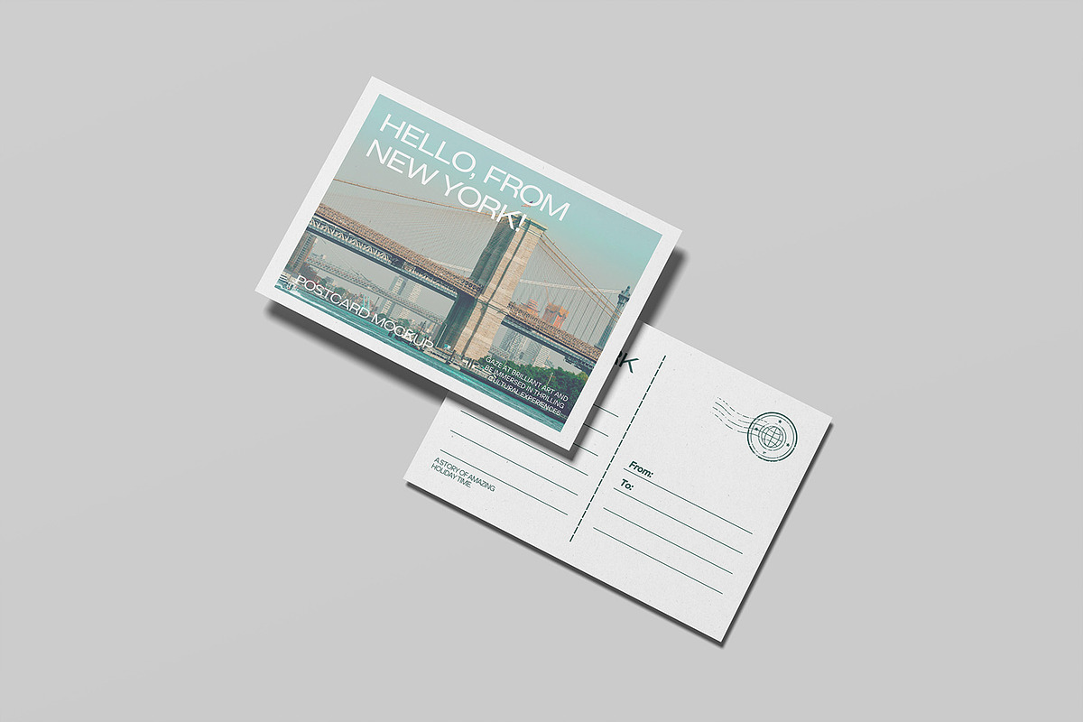 Postcard Mockup, an Advertising Mockup by graphicsecond (Photo 3 of 6)