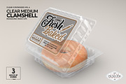 Medium Clamshell Packaging Mockup, a Product Mockup by INCDesign (Thumbnail 11 of 16)