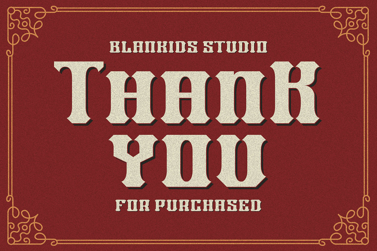 Carson Beer an Old Fashioned Font, a Script Font by Blankids Studio (Photo 11 of 11)