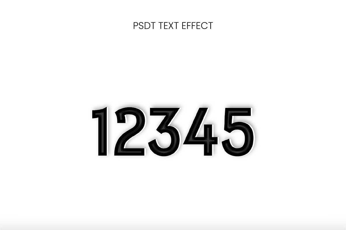 Embossed Glow Text Effect preview 2