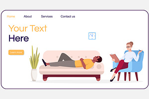 Private Therapy Session Landing Page