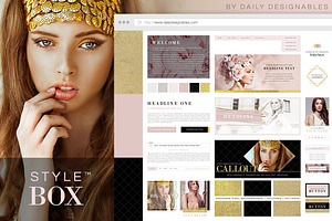 StyleBox Blog Graphics/Website Kit 1