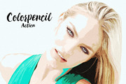 Colorpencil Sketch Photoshop Action, an Action Add-On by Krystal Designs Co. (Thumbnail 7 of 7)