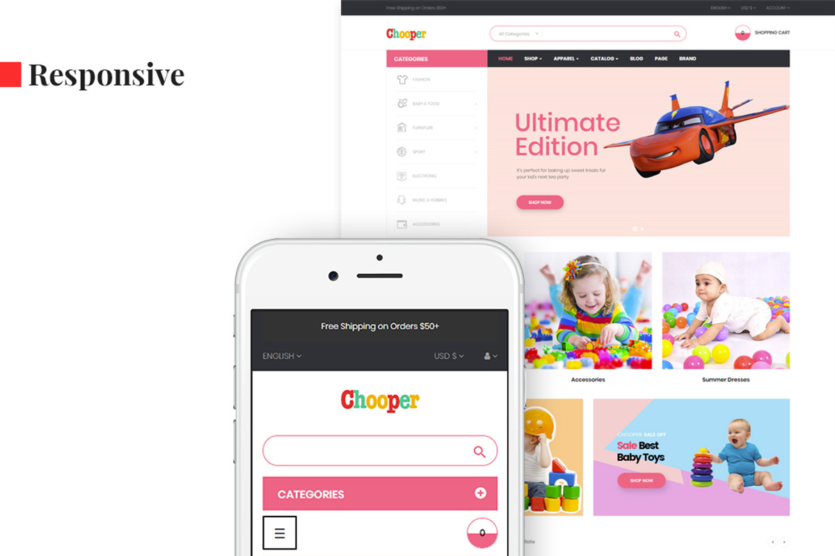 Leo chooper prestashop 1.7, a Bootstrap Template by LeoTheme (Photo 1 of 7)