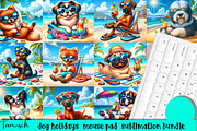 holiday dog breeds mega bundle, an Animal Illustration by TanuschArts (Thumbnail 21 of 24)