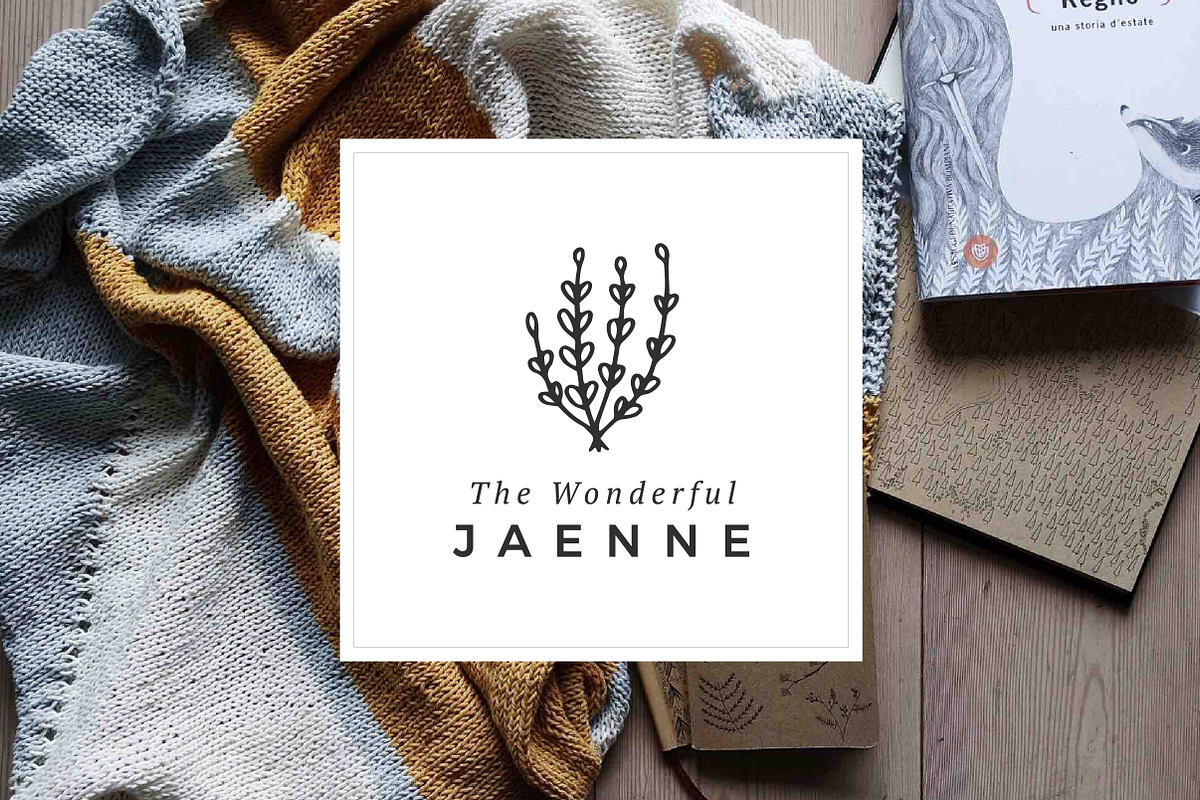 25 Delicate Feminine Logos - Vol 4, a Branding & Logo Template by Davide Bassu (Photo 5 of 6)
