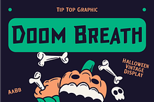 Doom Breath – Halloween Vintage Font