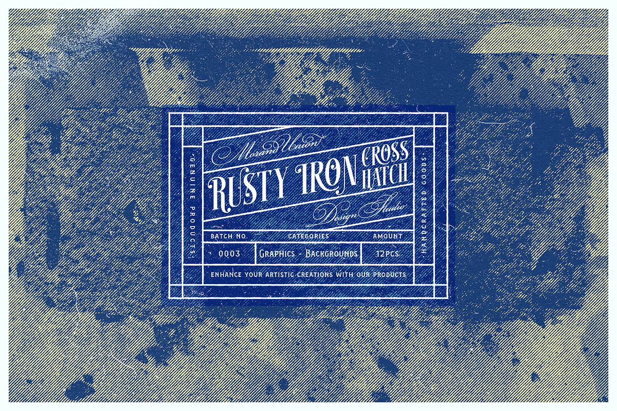 Rusty Iron Crosshatch Textures, a Background Graphic by Morand Union (Photo 1 of 10)
