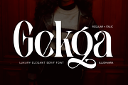 Gekga - Luxury Elegant Font, a Serif Font by Illushvara Design (Thumbnail 1 of 10)