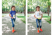 Kids Girl T-Shirt PSD Mockups Vol5, a Shirt Mockup by Hi, Mock-Up! (Thumbnail 2 of 8)