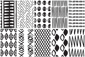 Ethnic Handdrawn Patterns