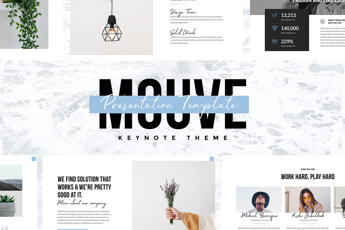 MOUVE - Elegant Keynote Template, a Presentation Template by Slidehack (Photo 1 of 5)