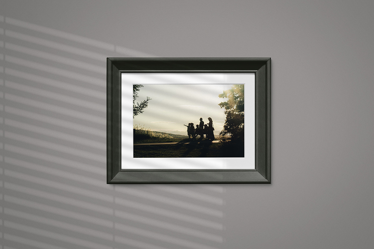 Photo Frame on Wall Mockup, a Product Mockup by Aurora Graphics (Photo 5 of 7)