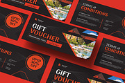 Modern Gift Voucher Template, a Stationery Template by ContestDesign (Thumbnail 1 of 3)
