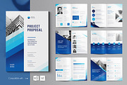 Project Proposal Template, a Brochure Template by BrochuresFactory (Thumbnail 1 of 7)