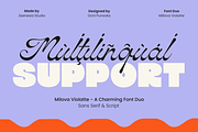 Milova Violatte, a Font by zeenesia (Thumbnail 16 of 16)