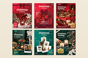 Christmas Catalog Cover Templates
