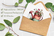 Watercolor Watering Can Clipart, an Illustration by Libby Wishes (Thumbnail 5 of 7)