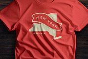 T-Shirt PSD Mockup Bundle, a Shirt Mockup by SUH-NY (Thumbnail 3 of 9)