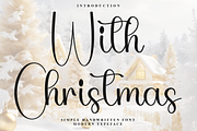 With Christmas, a Handwritten Font by InermediaSTUDIO (Thumbnail 1 of 8)