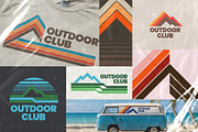 Retro Outdoor Logos, a Graphic by Firowerk (Thumbnail 2 of 5)