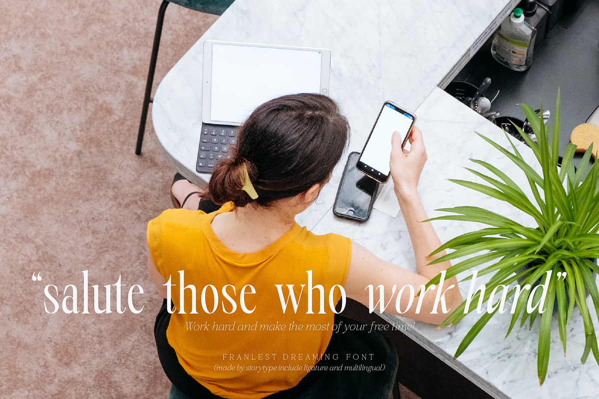 Franlest Dreaming Modern Serif Font, a Serif Font by Storytype Studio (Photo 8 of 15)